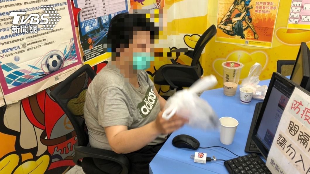 警方發現蔡嫌習慣在彩券店逗留。(圖/TVBS)