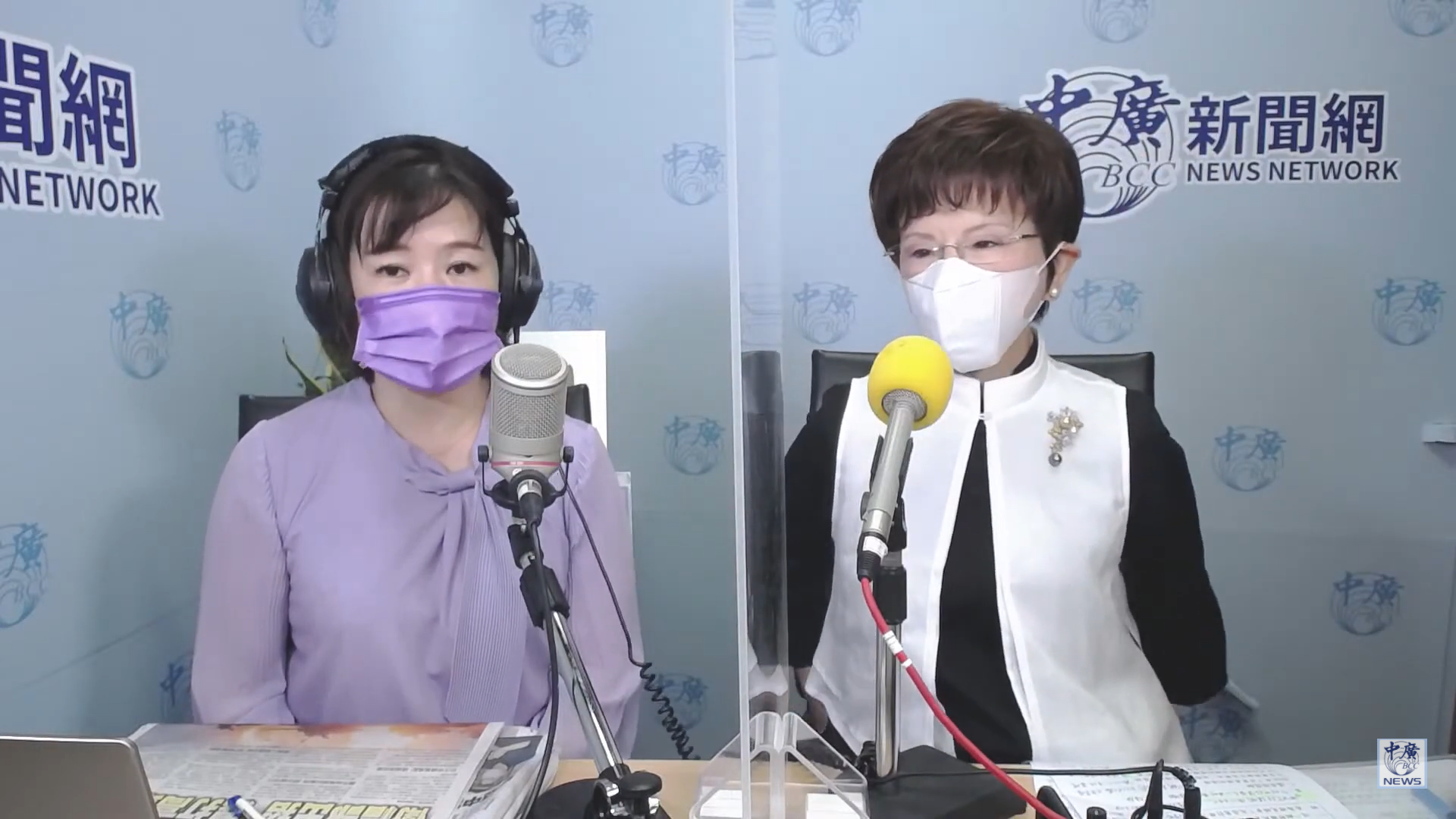 洪秀柱受訪時直接點名組發會有問題。(圖/翻攝自千秋萬事)