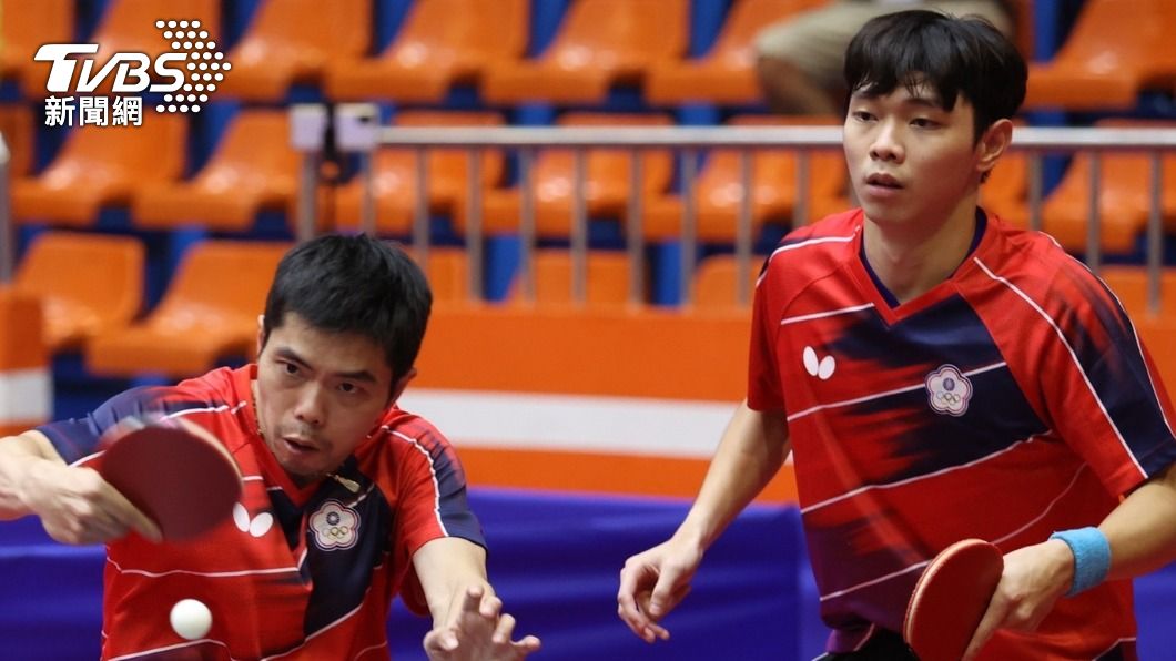 莊智淵與孫嘉宏以4比2遭逆轉落敗。（圖／110年全國運動會提供）