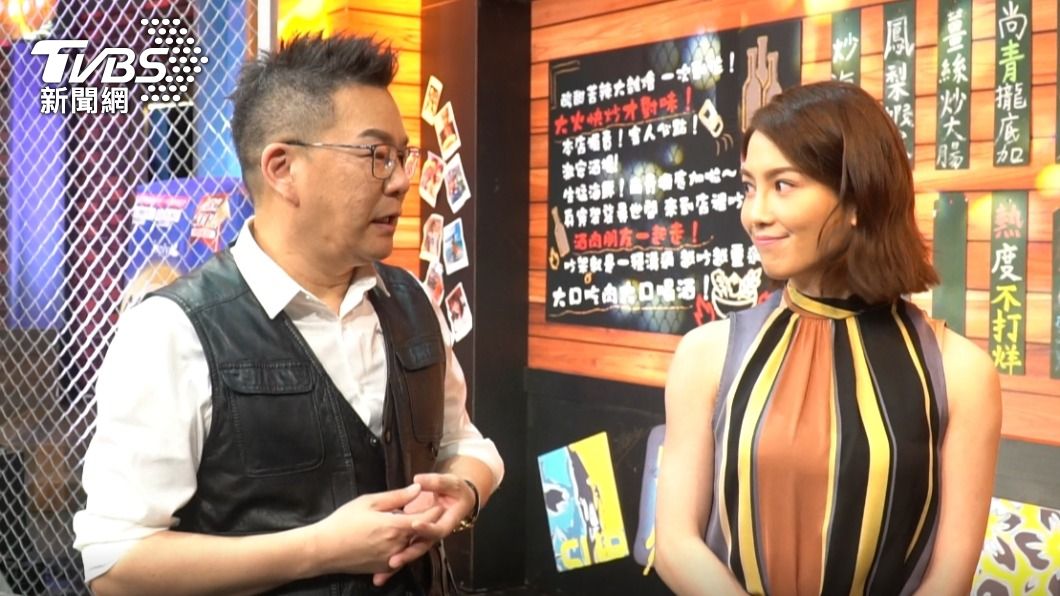 沈玉琳分享面對酸民方法。(圖/TVBS)