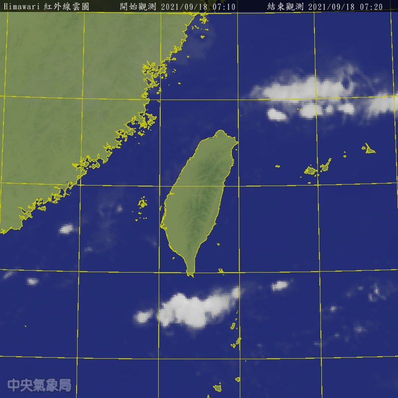 衛星雲圖。(圖/中央氣象局)