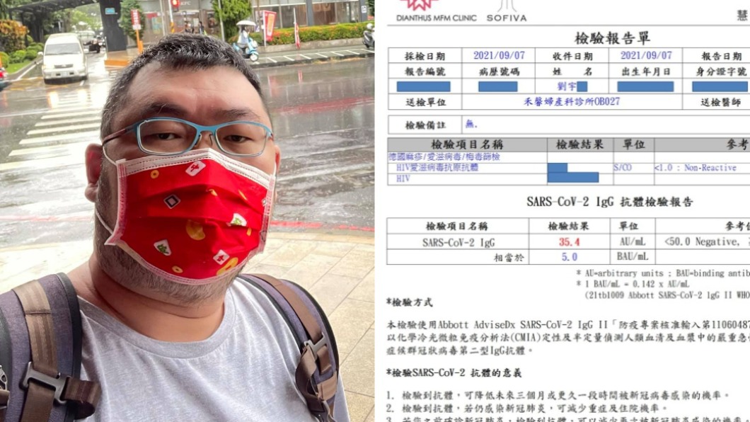 四叉貓等5人驗疫苗抗體　羅一鈞揭「數據差很大」關鍵