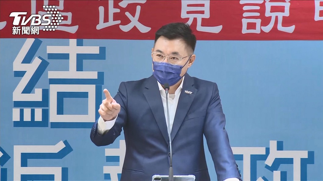 江啟臣當選時並未收到中共賀電。(圖/TVBS)