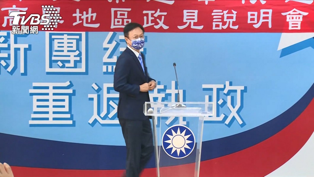 國民黨主席候選人卓伯源。(圖/TVBS)