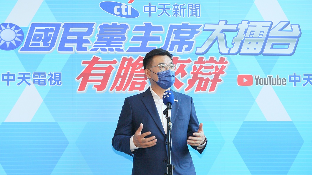 候選人江啟臣。(圖/中天新聞提供)