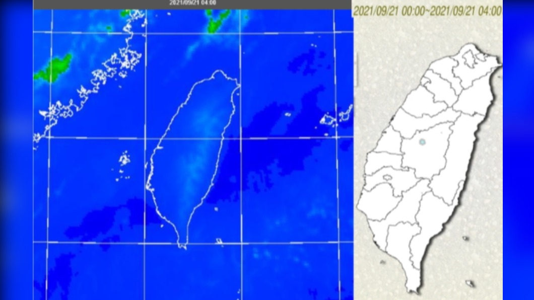 今(22)日受太平洋高壓影響全台天氣炎熱。(圖/中央氣象局)