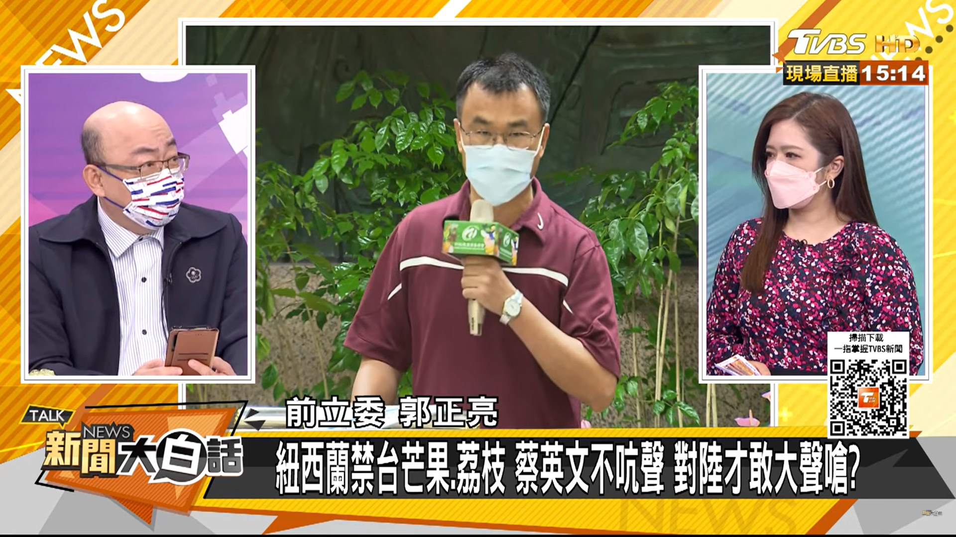 郭正亮直言，陳吉仲憑什麼提告。（圖／翻攝自新聞大白話）