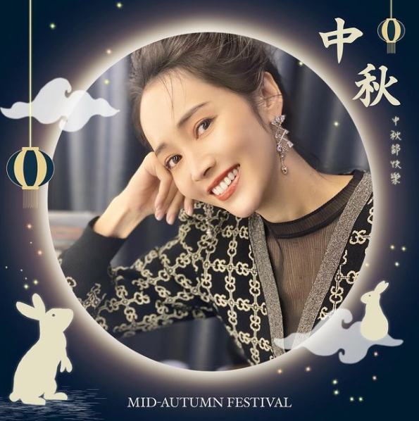 近日正逢中秋連假,侯佩岑昨日在IG發文向粉絲祝賀。(圖/翻攝自侯佩岑IG)