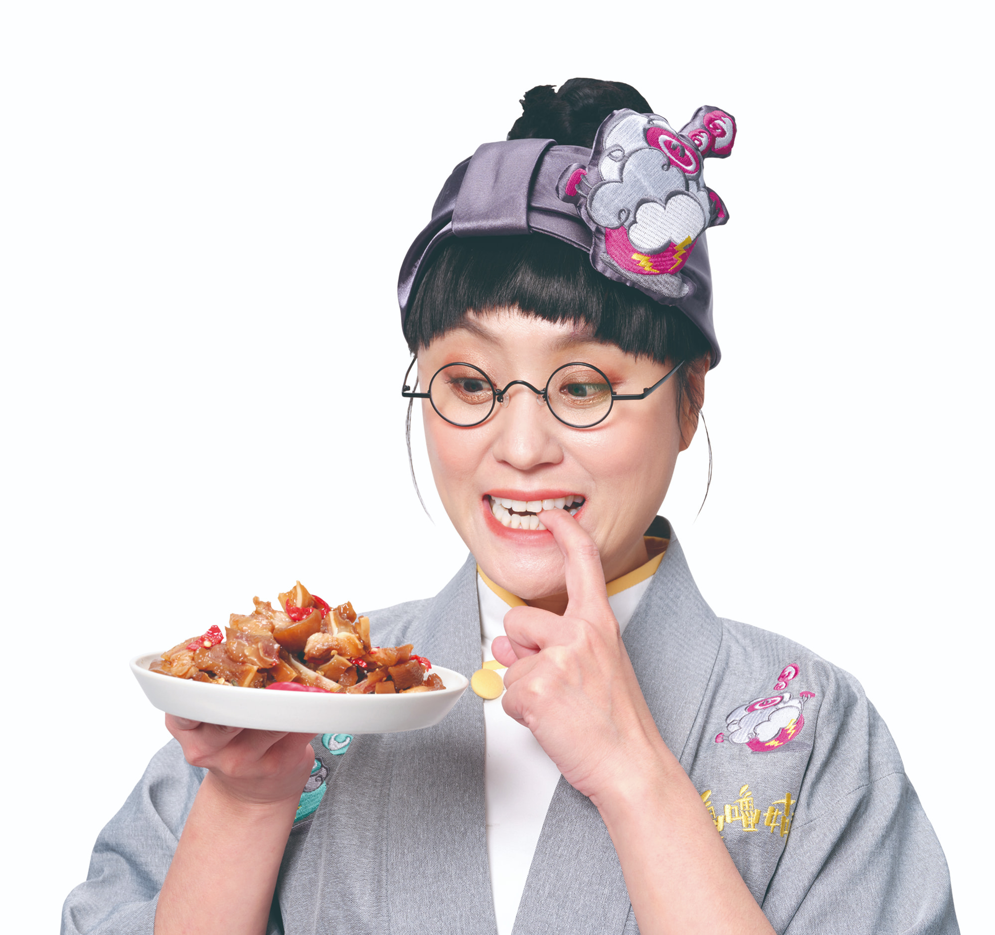海裕芬新推出滷味品牌「嚕嚕姑滷」。(圖/嚕嚕姑滷提供)