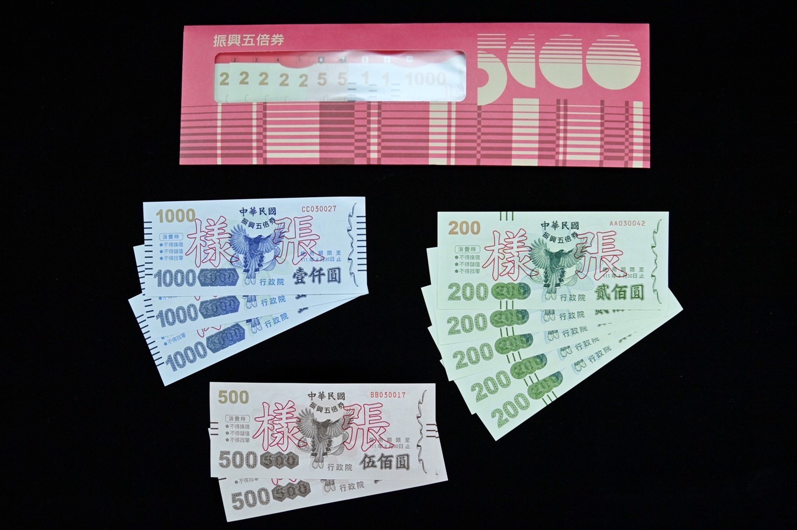 紙本五倍券可透過官網及超商預訂。(圖/翻攝自行政院全球資訊網)