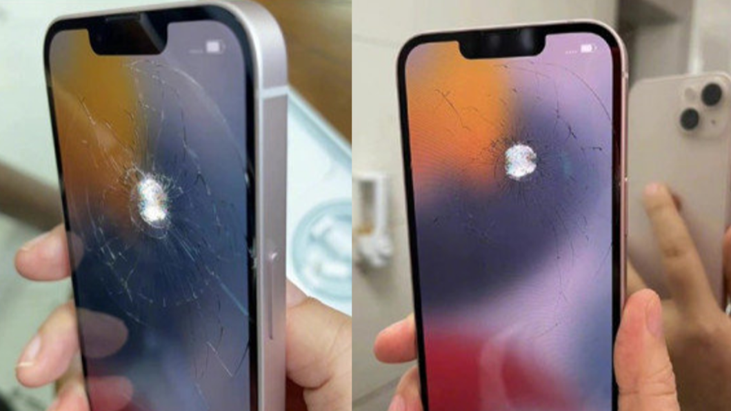 iPhone 13首摔!「開箱手滑」螢幕裂成蜘蛛網