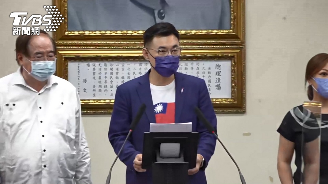 朱立倫當選原因,有43%網友認為是棄江保朱效應。(圖/TVBS)