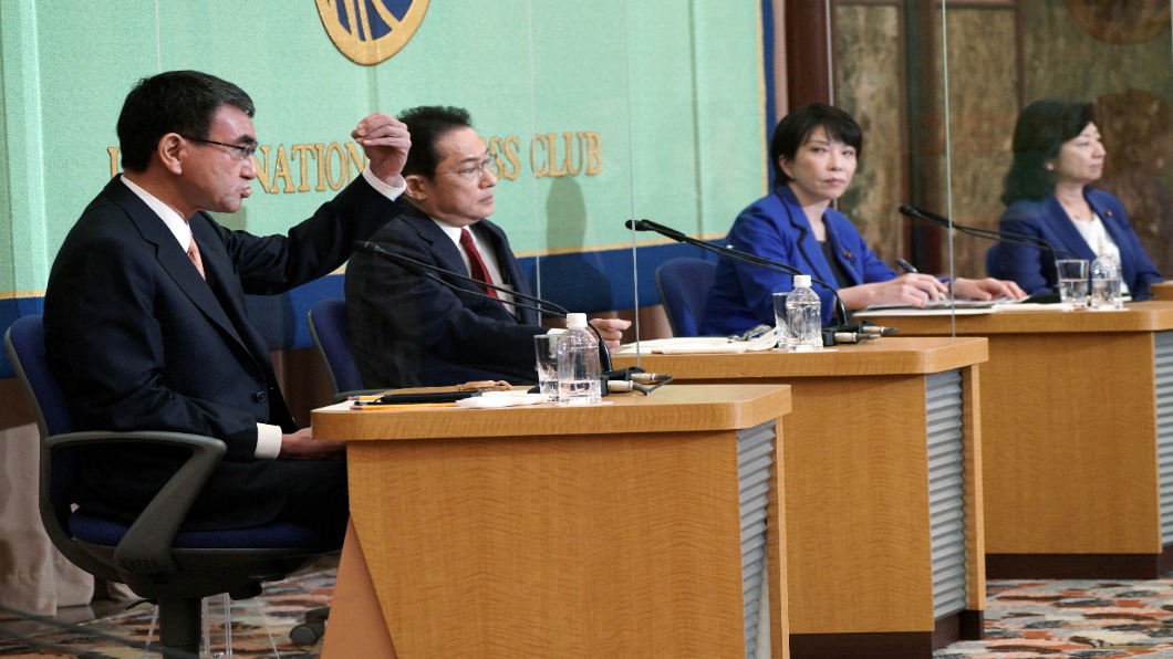 自民黨魁選舉大內鬥 候選人衝刺發表政見
