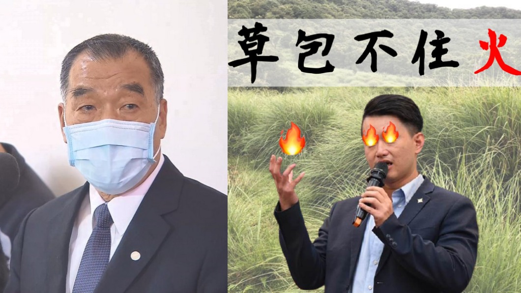邱國正在立院洗臉陳柏惟。(合成圖/TVBS、翻攝自朱學恒的阿宅萬事通事務所臉書)