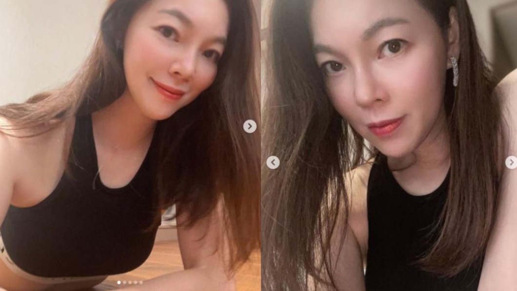 46歲曾馨瑩身材超狂!辣露白皙小蠻腰 林熙蕾自嘆不如