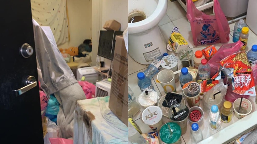 租屋3年!男房客留下滿室垃圾 房東:這是人住的嗎