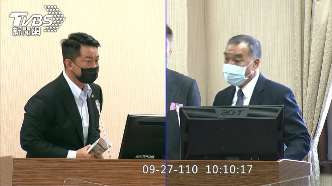 陳柏惟日前堅持用台語質詢邱國正遭砲轟。（圖／TVBS）