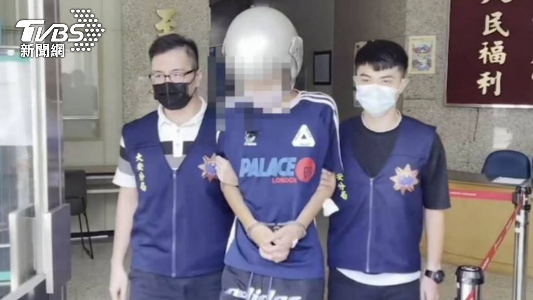 張姓男大生遭移送法辦。(圖/TVBS)