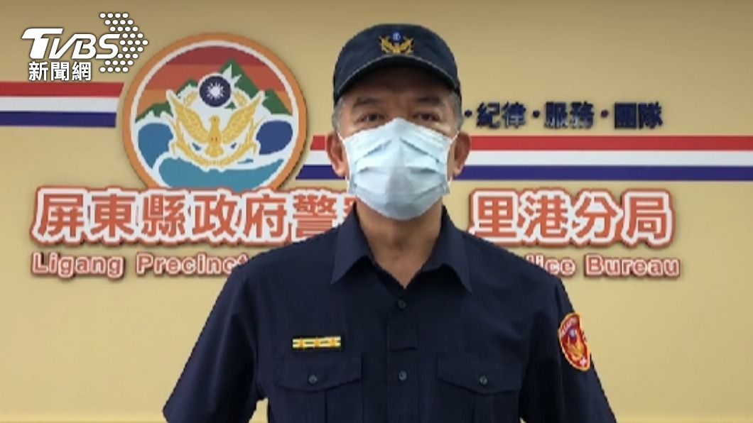 里港分局對外說明。(圖/TVBS)