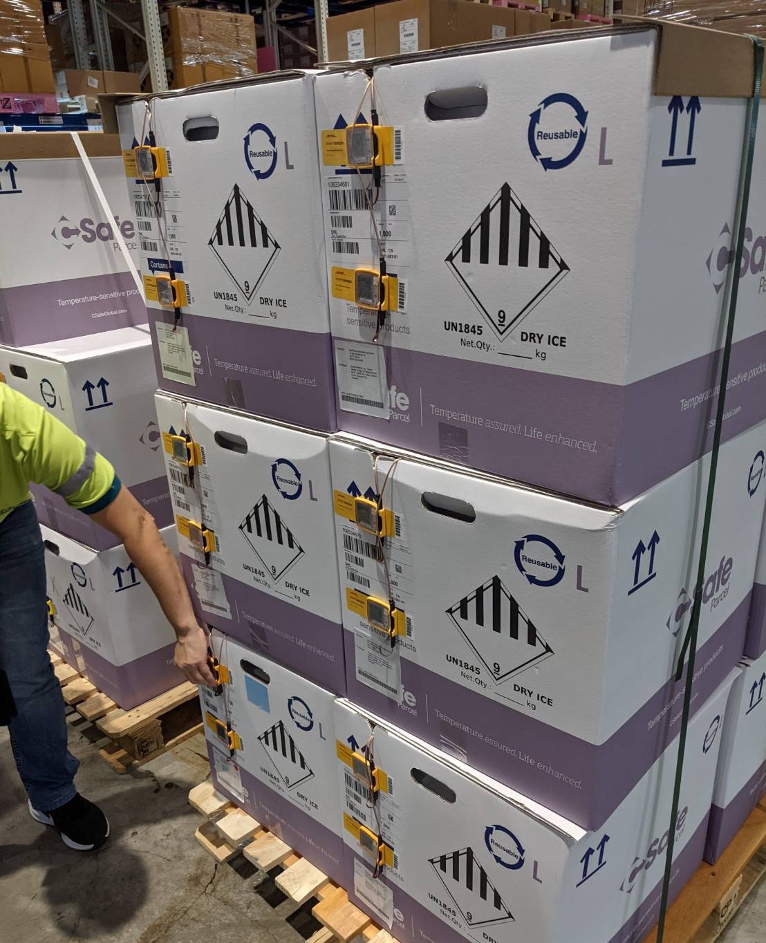 BNT疫苗客製化標籤外觀。（圖／中央流行疫情指揮中心）