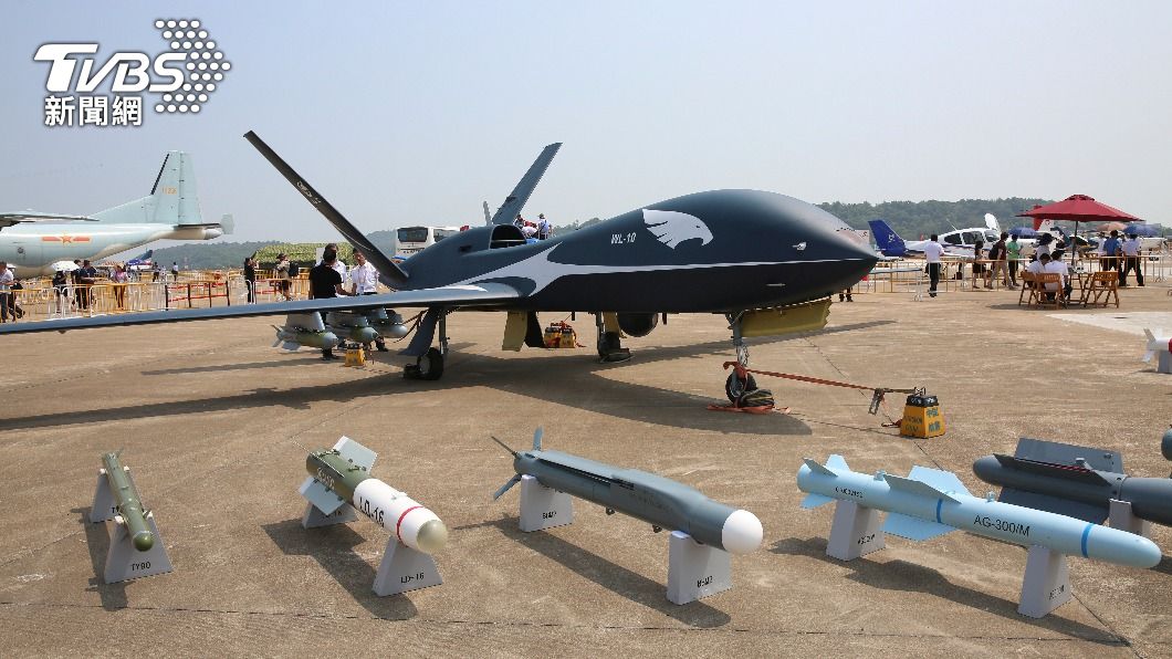 大陸舉辦第 13屆珠海航展,大秀空軍肌肉。(圖/達志影像美聯社)