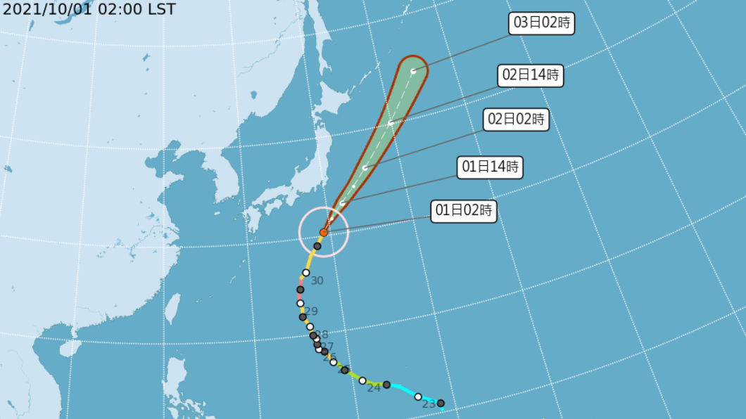 颱風蒲公英威力強大 暴風圈可能進入東日本