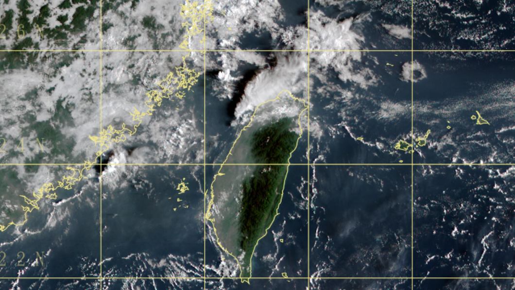衛星雲圖。（圖／中央氣象局）