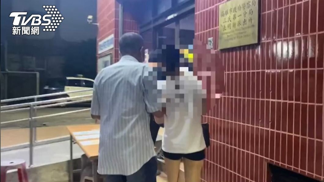 警方尾隨高姓女子,在一間旅館內逮人。(圖/TVBS)