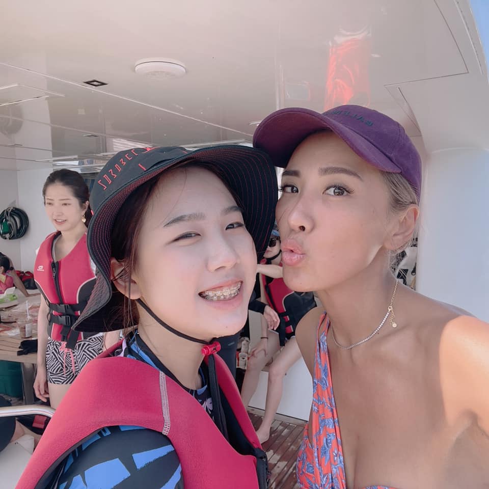 小禎母女同框超美。(圖/翻攝自胡小禎臉書)