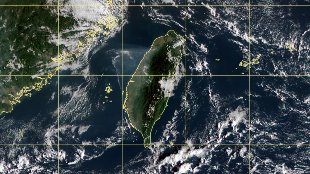 衛星雲圖。（圖／中央氣象局）