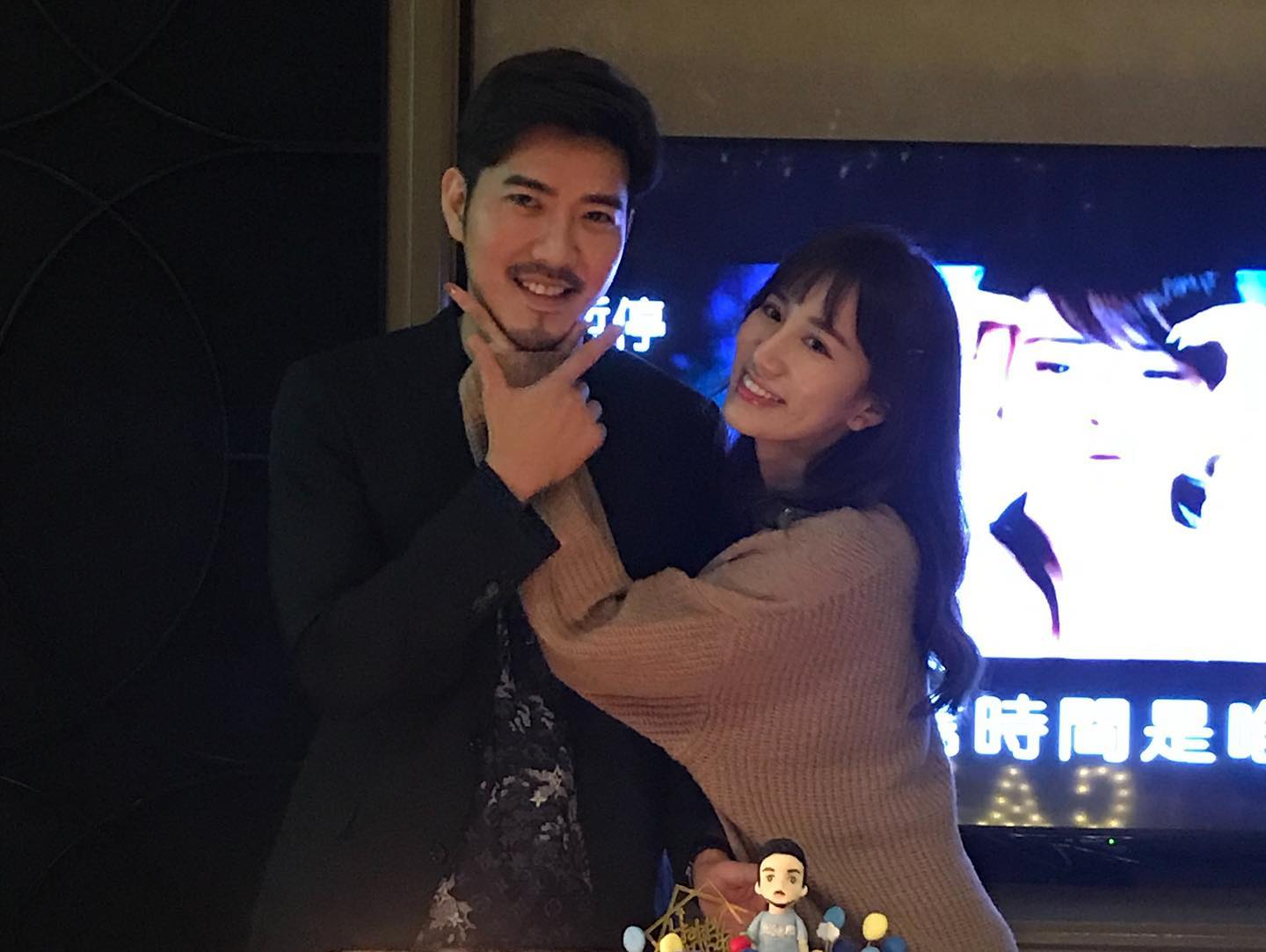 趙國翔和APPLE交往多年感情穩定。(圖/翻攝自趙國翔臉書)