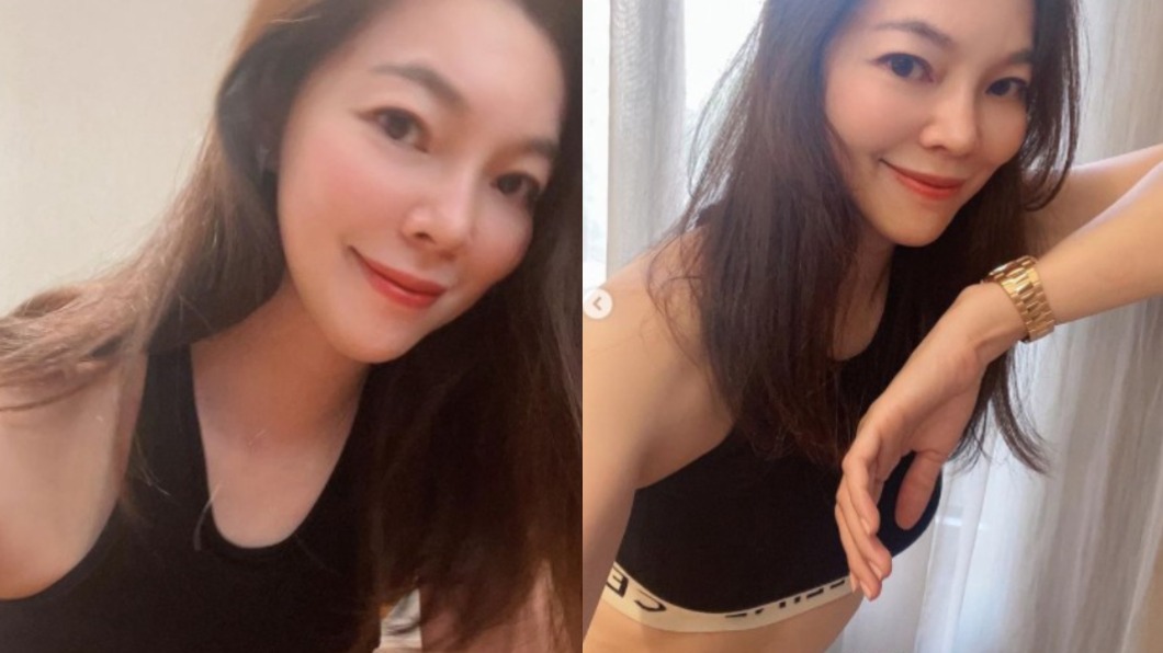 曾馨瑩靠運動瘦身。(圖/翻攝自hsin_ying_tseng IG)