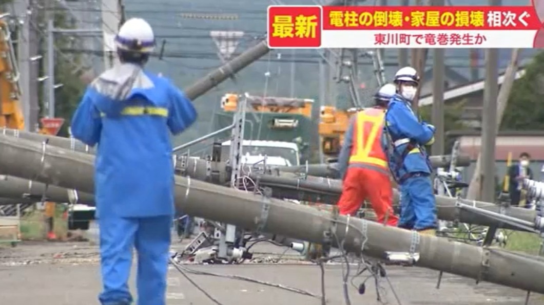 北海道逾300多戶突然停電。(圖/翻攝自北海道ニュースUHB)