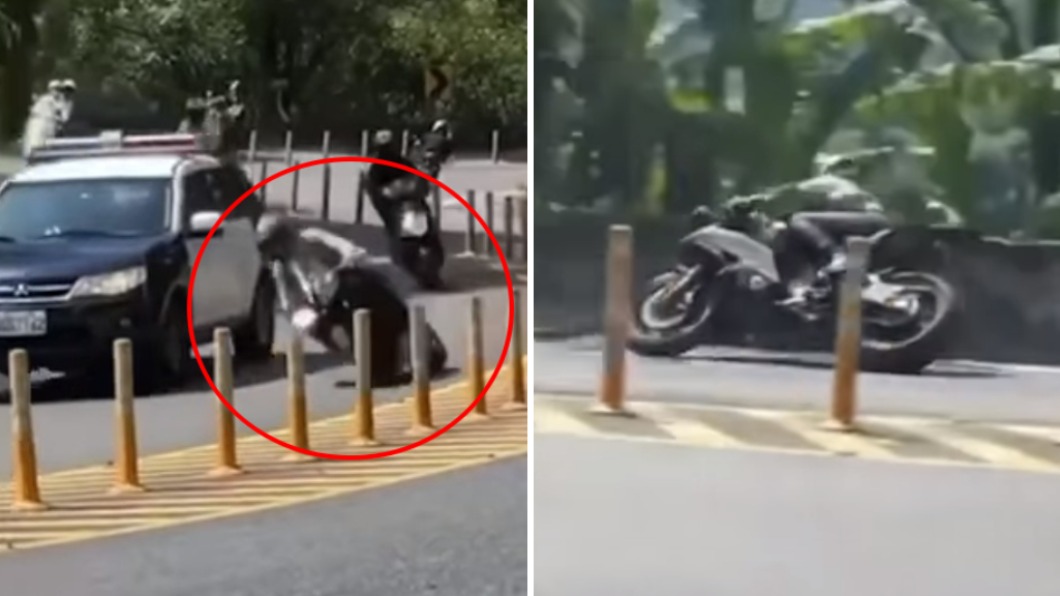 北宜重機絕技過彎!下秒高速超警車 囂張行徑結局曝光
