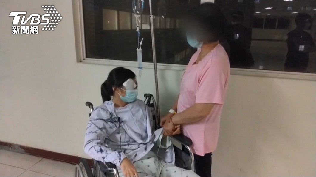 潘女對潘孟安說,她會堅強好起來。(圖/TVBS)