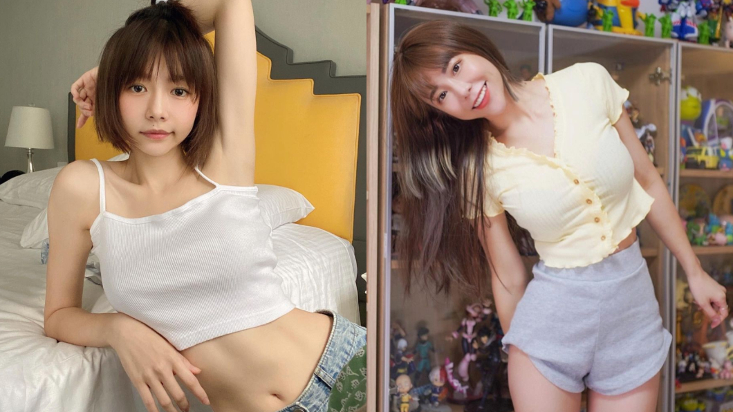 排名第一名的林明禎,及第二名的董梓甯。(圖/翻攝自minchen333、t40533 IG)