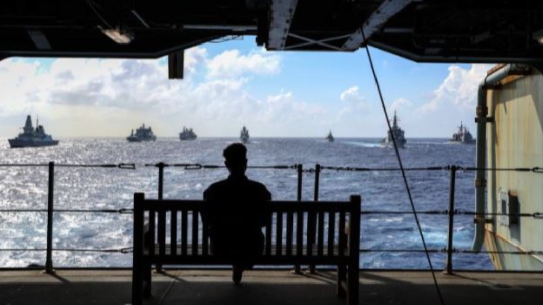 圖/翻攝自Commander UK Carrier Strike Group網路