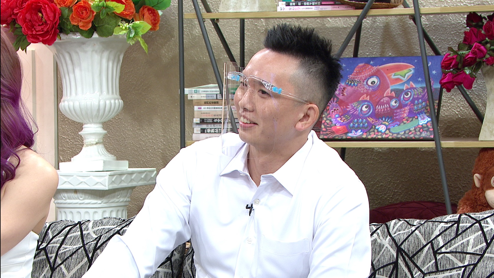 劉雨柔老公Jeff自認是懂浪漫的男人。(圖/年代MUCH提供)