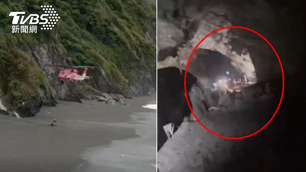 16人颱風夜闖宜蘭沙灘！竟有孕婦小孩　狂浪搜救畫面曝