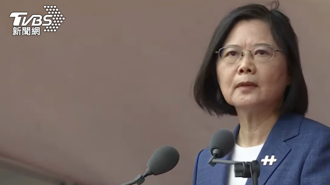 蔡英文於國慶發表演說前後談到5次「72年」。（圖／TVBS）