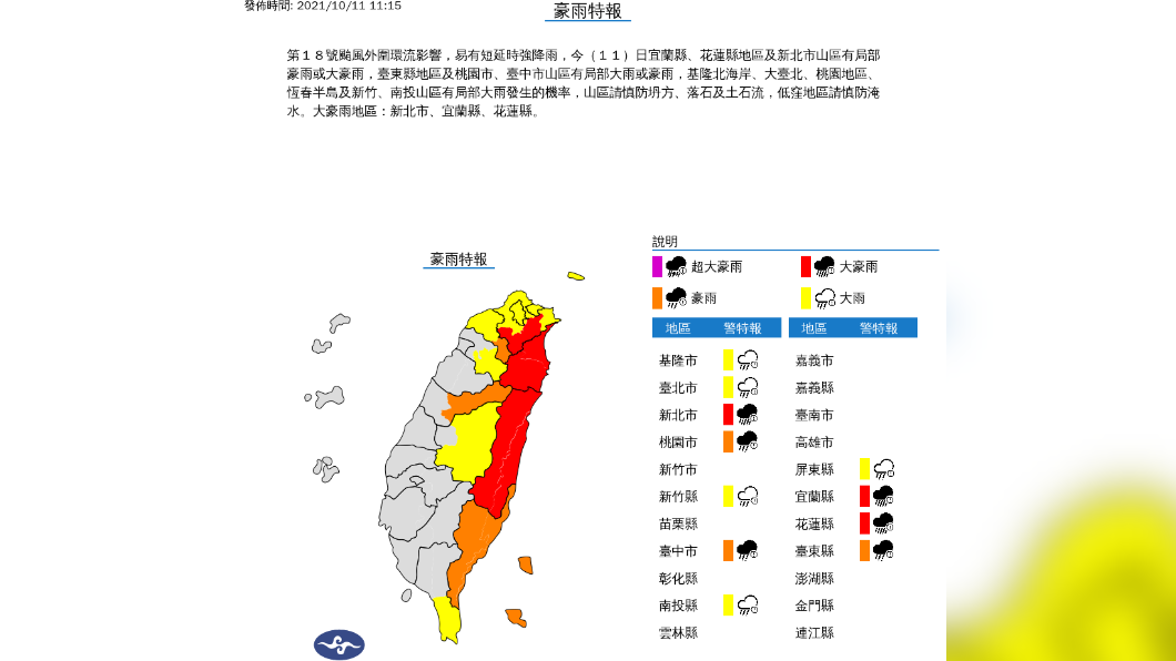 (圖/中央氣象局)