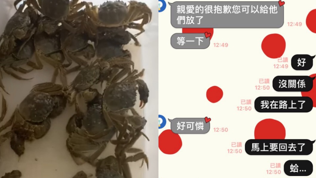 好可憐!鄰居代收大閘蟹包裹「求放生」 還幫鬆綁笑翻網