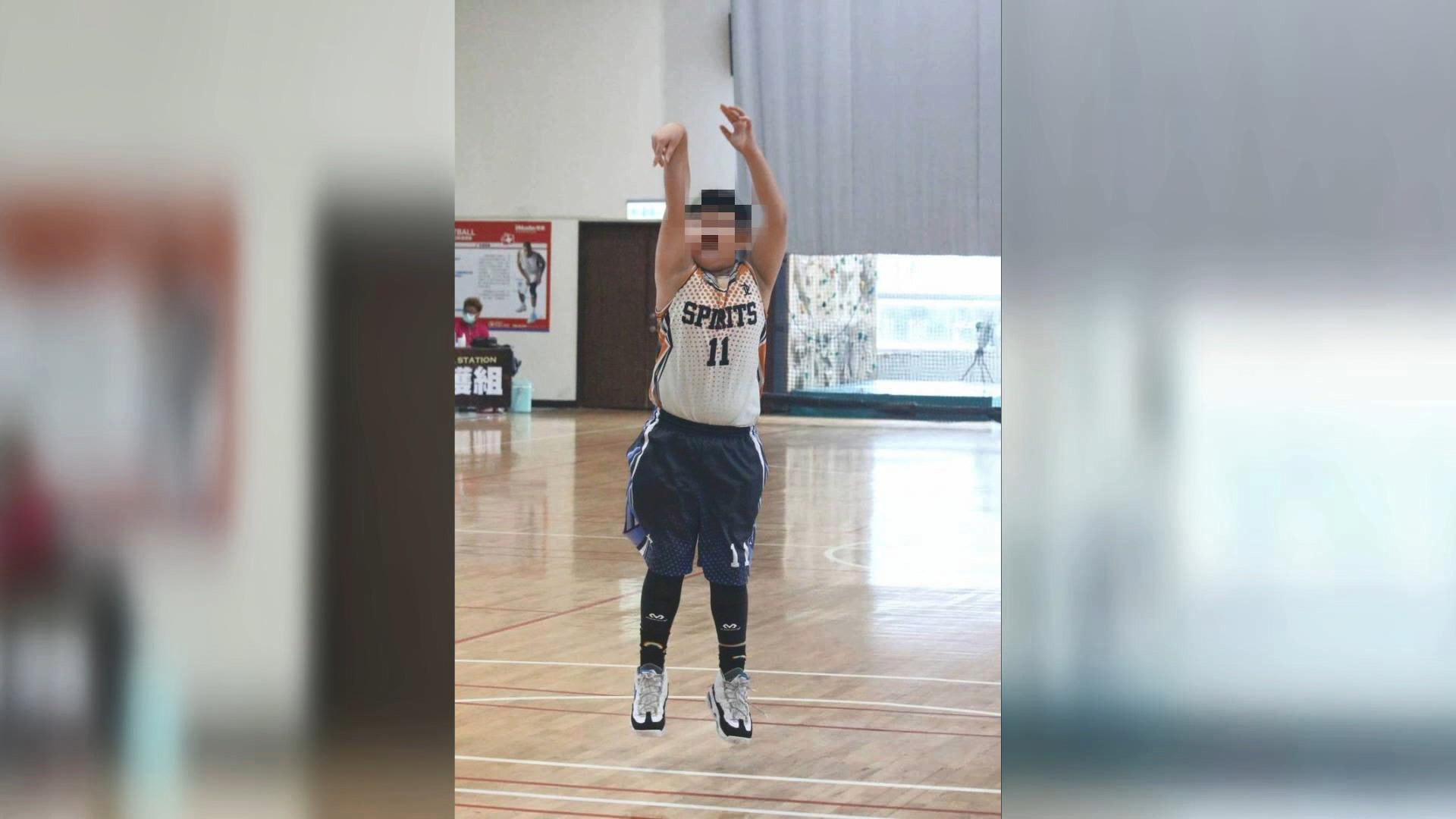 連勝文11歲兒登少年籃球賽。(圖/翻攝自少年籃球發展協會)