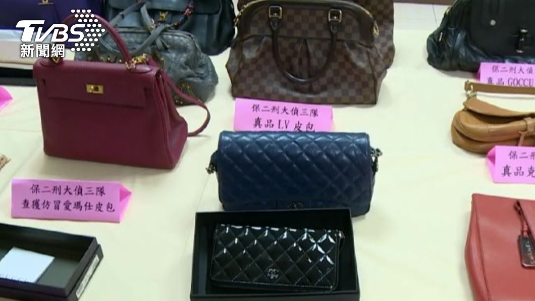先前曾遭警方在公司查獲仿冒精品。(圖/TVBS資料畫面)
