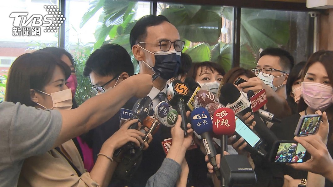 國民黨主席朱立倫。(圖/TVBS)