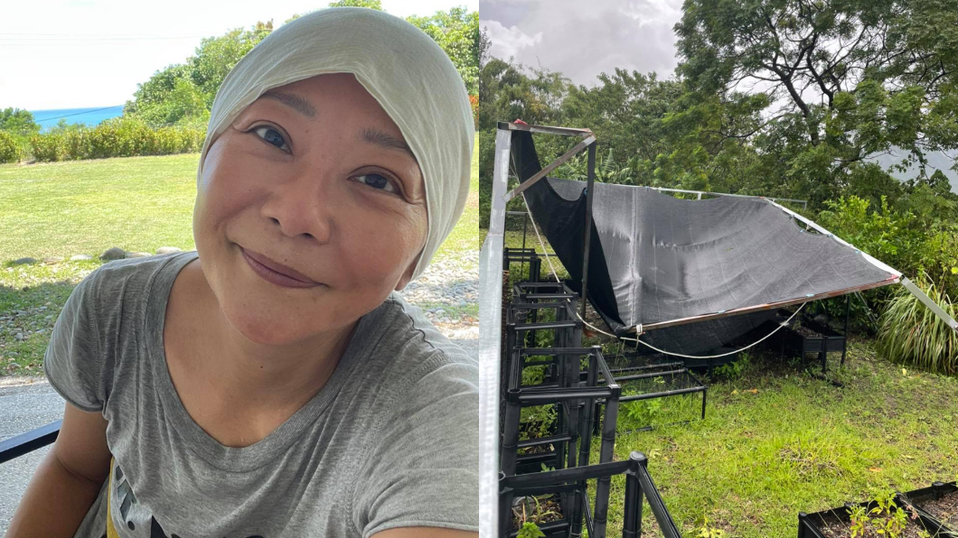 曹蘭家「鋼架被颱風吹倒」!慘停電沒水用喊:台電加油