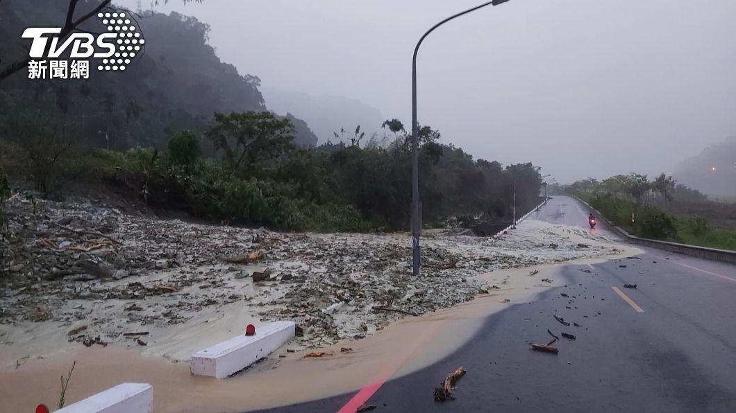 花蓮嚴防大豪雨 秀林鄉累積雨量逾290毫米