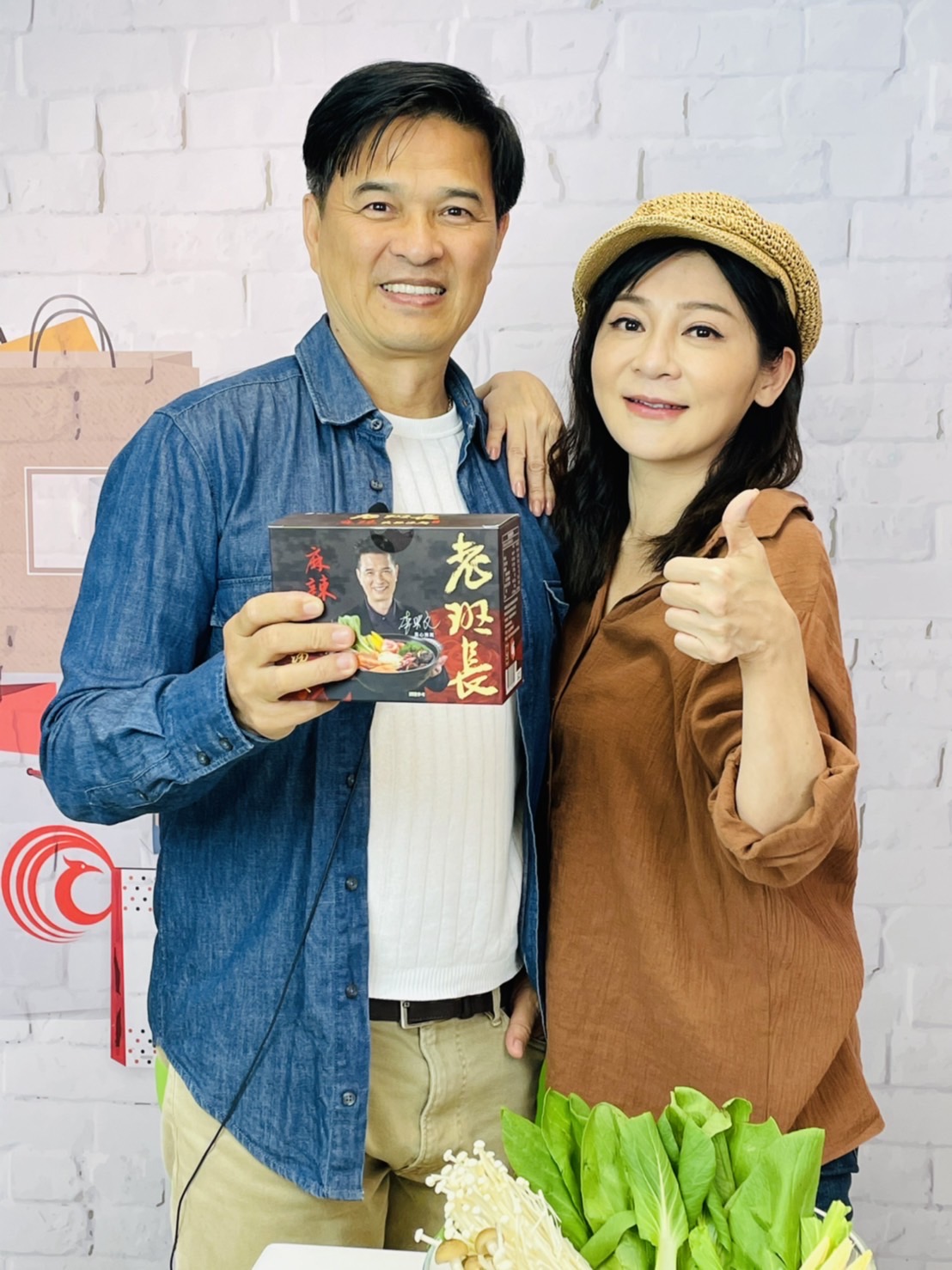 李興文因王彩樺開始吃素。(圖/民視提供)