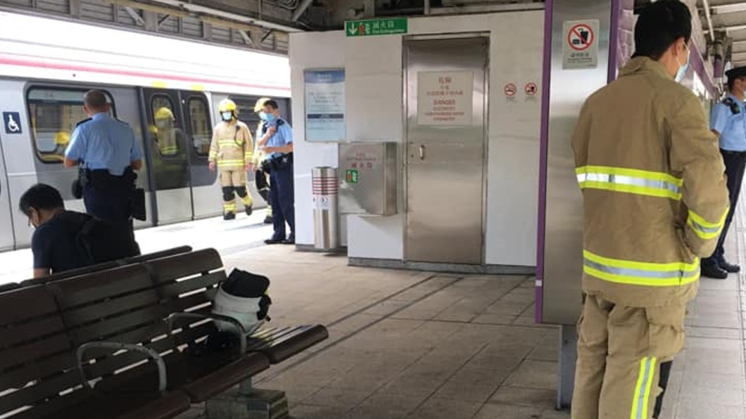 圓規颱風襲港，港鐵列車服務加強。（圖／香港01）