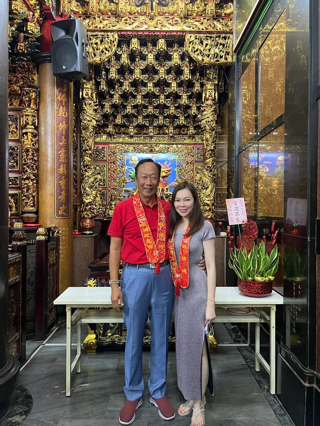 對郭台銘來說，慈惠宮是養育他的地方。（圖／翻攝自郭台銘臉書）